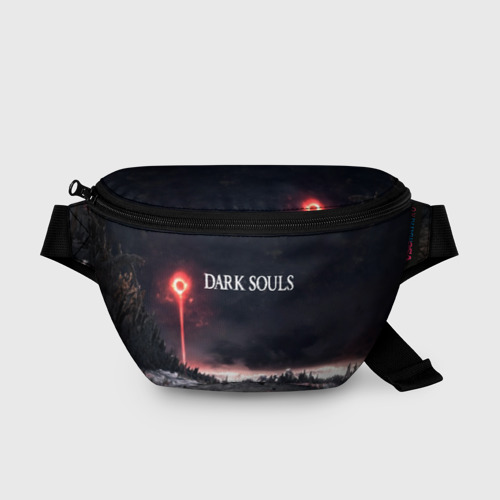 Поясная сумка 3D с принтом DARK SOULS, вид спереди #2