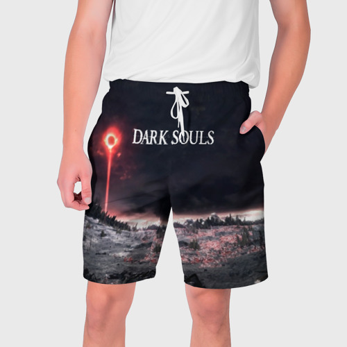 Мужские шорты 3D с принтом DARK SOULS, вид спереди #2