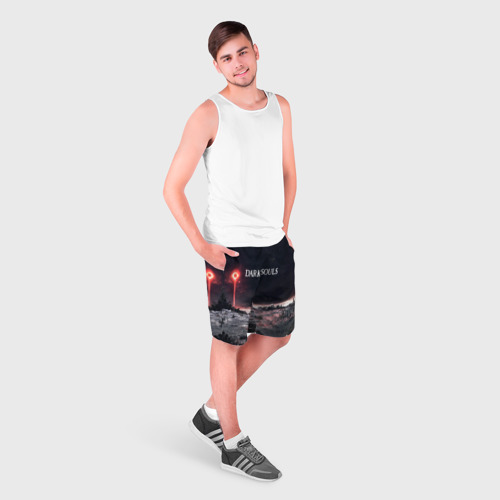 Мужские шорты 3D с принтом DARK SOULS, фото на моделе #1