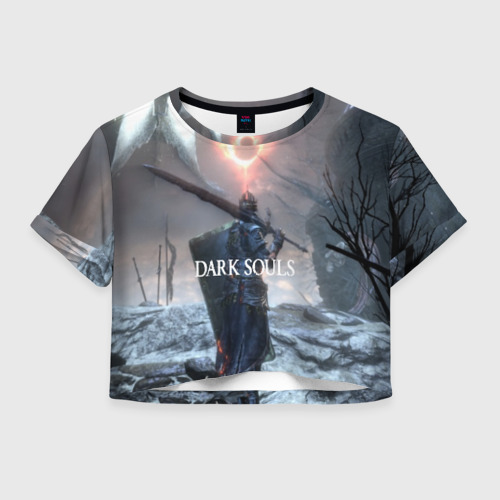 Женская футболка Crop-top 3D DARK SOULS Фото 01 Женская футболка Crop-top 3D DARK SOULS Фото 01