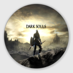 Круглый коврик для мышки Dark Souls