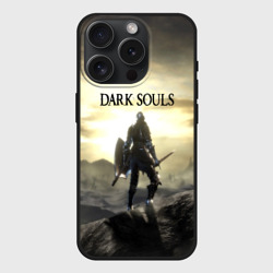 Чехол силиконовый для Apple iPhone 15 Pro матовый Dark Souls