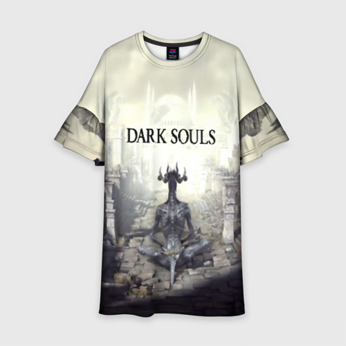 Детское платье 3D DARK SOULS, цвет 3D печать