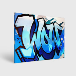 Холст прямоугольный Wow graffiti