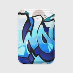 Картхолдер Magsafe магнитный Wow graffiti