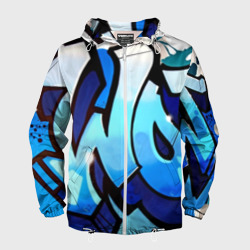 Мужская ветровка 3D Wow graffiti