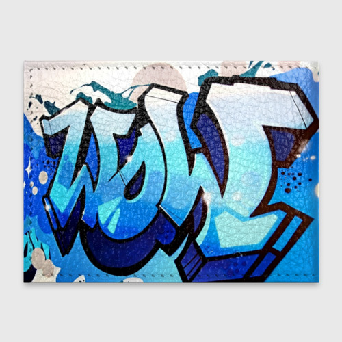 Обложка для студенческого билета Wow graffiti, цвет оранжевый - фото 2