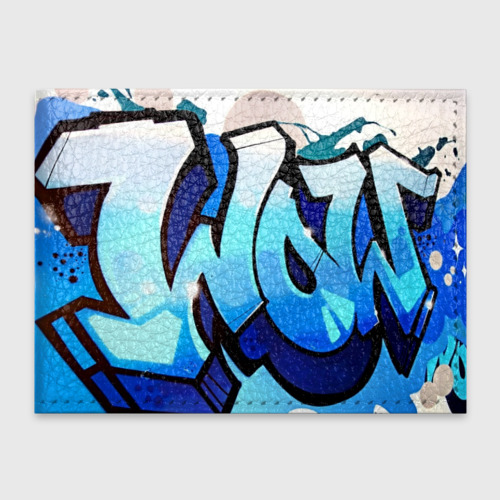 Обложка для студенческого билета Wow graffiti, цвет оранжевый