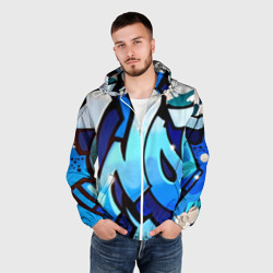 Мужская ветровка 3D Wow graffiti - фото 2