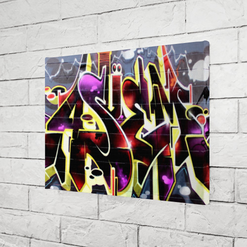 Холст прямоугольный Graffiti collection 2019, цвет 3D печать - фото 3