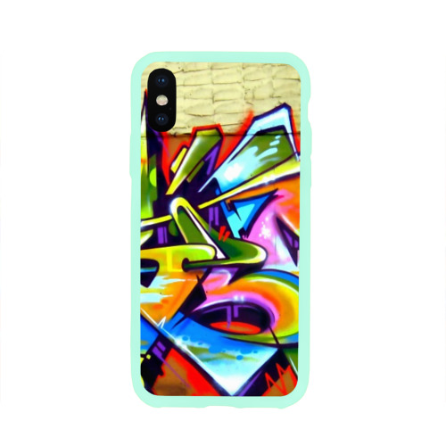 Чехол для iPhone X глянцевый Кислота Фото 01 Чехол для iPhone X глянцевый Кислота Фото 01