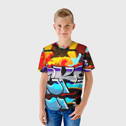 Детская футболка 3D Urban neon - фото 2