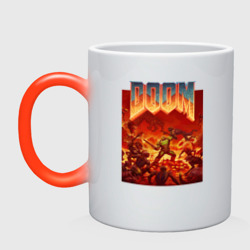 Кружка хамелеон Doom