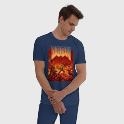 Мужская пижама хлопок Doom - фото 2