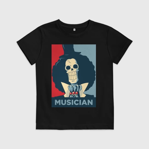 Детская футболка хлопок Soul king - the musician