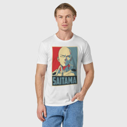 Мужская футболка хлопок Сайтама - фото 2