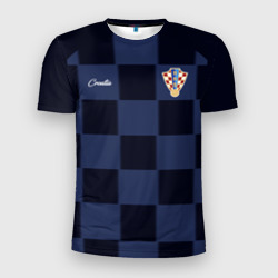 Мужская футболка 3D Slim Сборная Хорватии