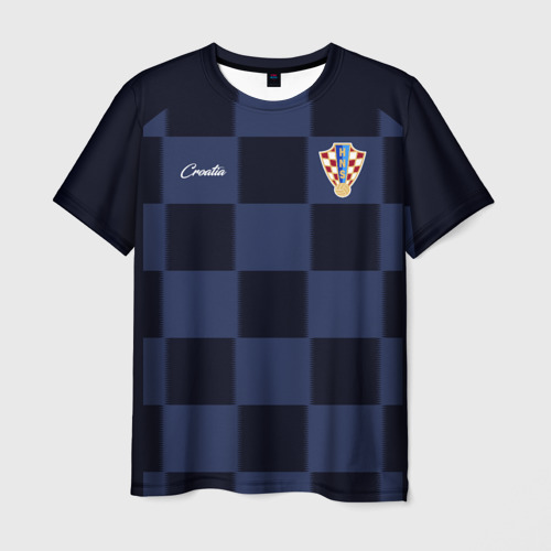 Мужская футболка с принтом Сборная Хорватии, вид спереди №1
