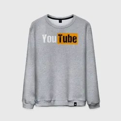 Мужской свитшот хлопок YouTube