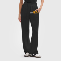 Женские брюки oversize без начеса хлопок YouTube - фото 2