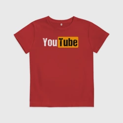 Детская футболка хлопок YouTube