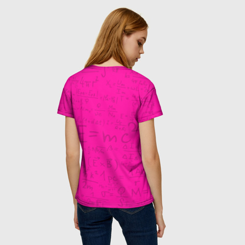 Женская футболка 3D Альберт Эйнштейн хипстер, цвет 3D печать - фото 4