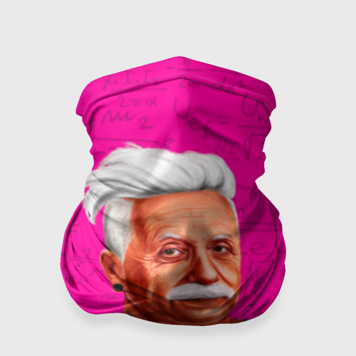 Бандана-труба 3D Альберт Эйнштейн хипстер, цвет 3D печать