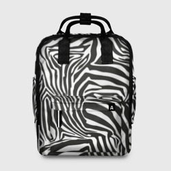 Женский рюкзак 3D Полосы шкура зебры