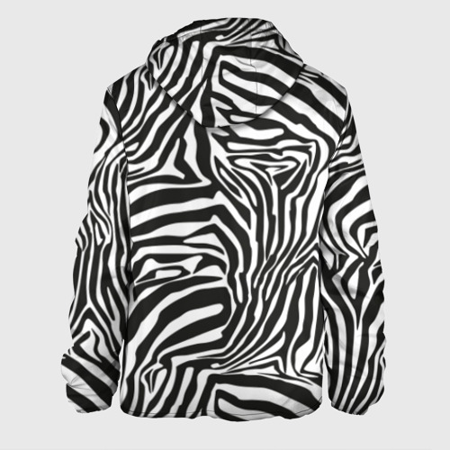 Мужская куртка 3D Полосы шкура зебры, цвет 3D печать - фото 2