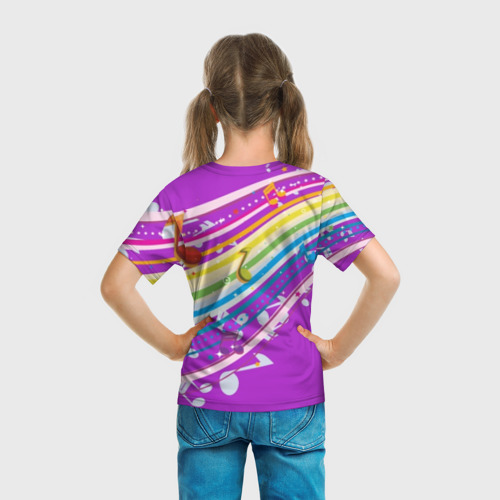 Детская футболка 3D Музыка, цвет 3D печать - фото 6