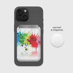 Картхолдер Magsafe магнитный Ноты color - фото 2