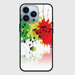 Чехол для iPhone 13 Pro Ноты color