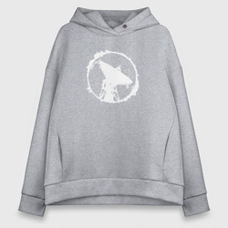 Женское худи Oversize хлопок ГРОТ