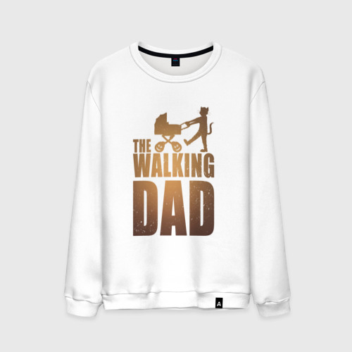 Мужской свитшот хлопок Walking dad\Гуляющий папа