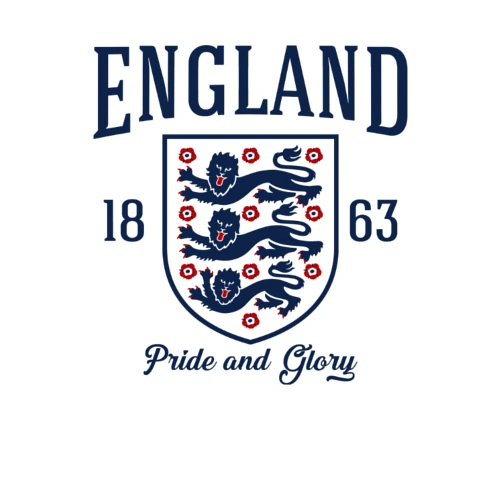 Мужской свитшот хлопок с принтом Сборная Англии, фото на моделе #1