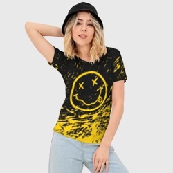 Женская футболка 3D Slim Nirvana - фото 2