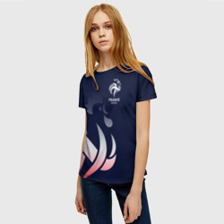 Женская футболка 3D Сборная Франции - фото 2