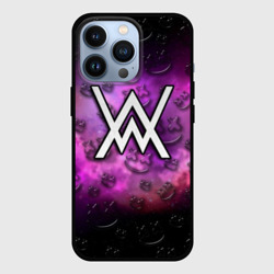 Чехол для iPhone 13 Pro Alan Walker & Marshmello