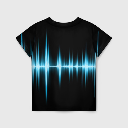 Детская футболка 3D Текстура эквалайзера - фото 2