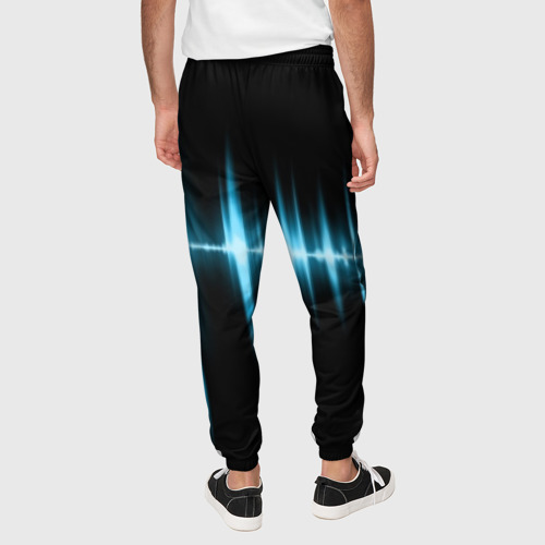 Мужские брюки 3D Текстура эквалайзера, цвет 3D печать - фото 5