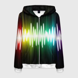 Мужская толстовка 3D на молнии Music