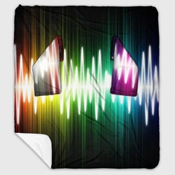 Плед с рукавами Music