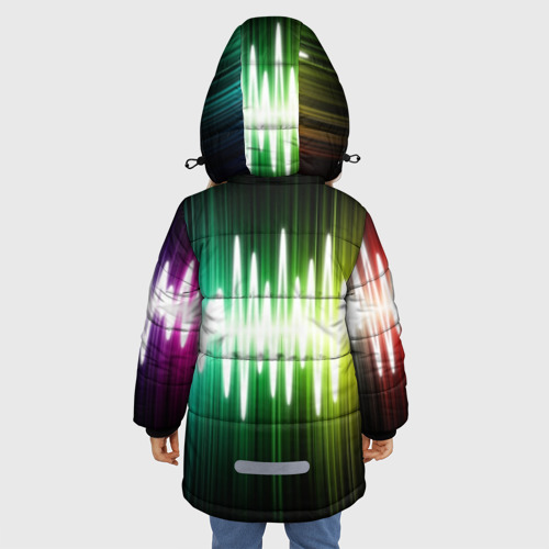 Зимняя куртка для девочек 3D Music, цвет красный - фото 4