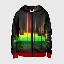 Детская толстовка 3D на молнии Эквалайзер