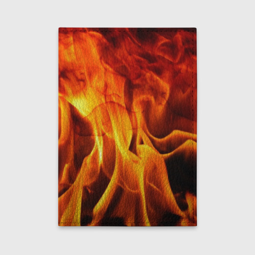 Обложка для автодокументов Огонь и дым, цвет фиолетовый