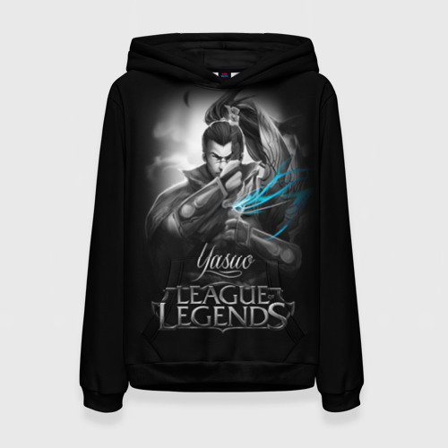 Женская толстовка 3D League of Legends, Yasuo, цвет 3D печать