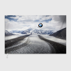Флаг 3D BMW - снежная вершина