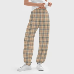 Женские джоггеры оверсайз 3D Шотландка - фото 2