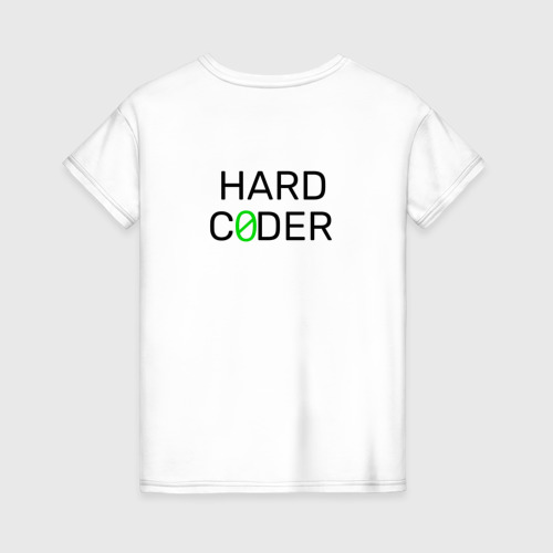 Женская футболка хлопок Hard coder, цвет белый - фото 2