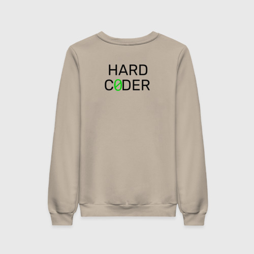 Женский свитшот хлопок Hard coder, цвет миндальный - фото 2